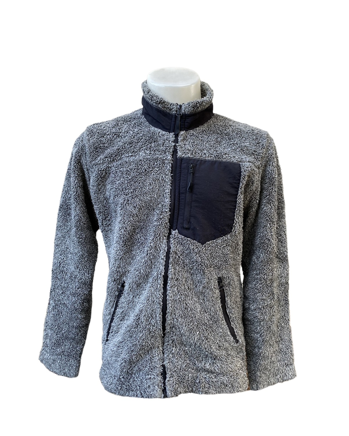Japanese Brand - Japanese Brand G.U Fleece Jacket Grey - 1