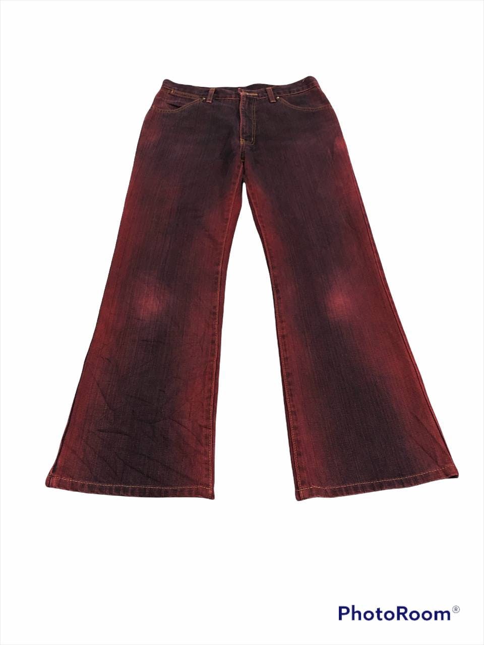 Vintage Wrangler Faded Marron Denim Pants - 2