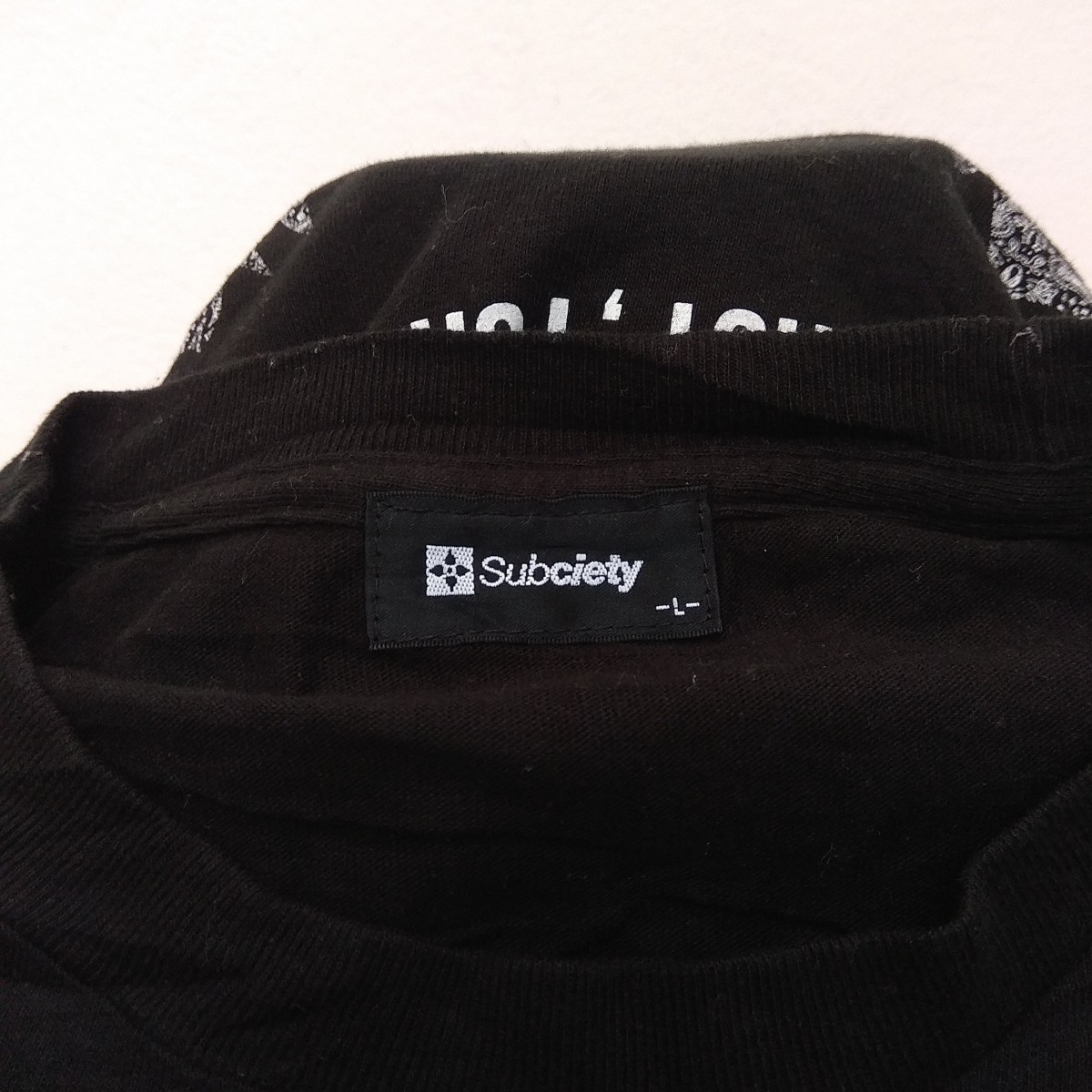 Japanese Brand - SUBCIETY Satanic Metal Punk Carnival Staff Japan Offwhite - 5