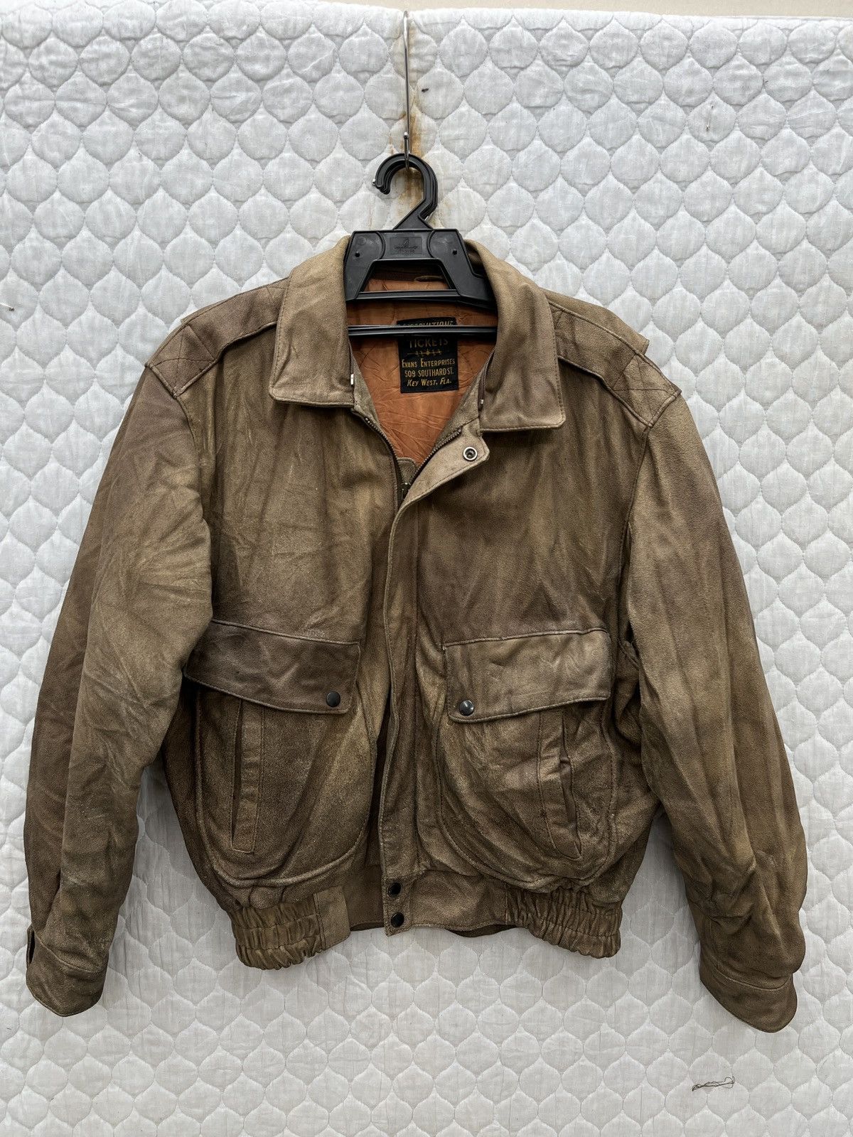 Vintage - 🔥🔥🔥STEALS VTG EVANS ENTERPRISE LEATHER JACKET - 1