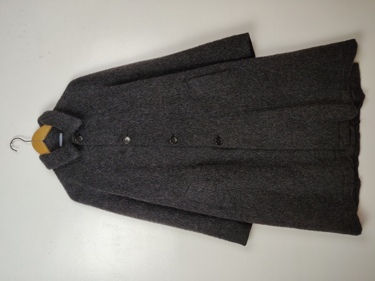 Archival Clothing - Archival Wool Long Coat Heavy Jacket - 2