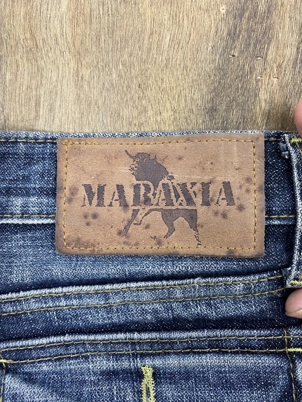 Distressed Denim - Maraxia Blue Distressed Denim Pants #1035 - 17