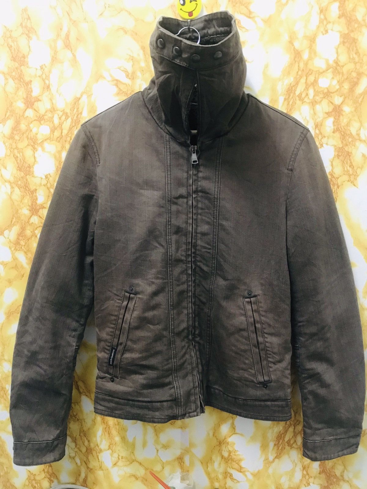 Vintage D&G Fur Denim Jacket - 18