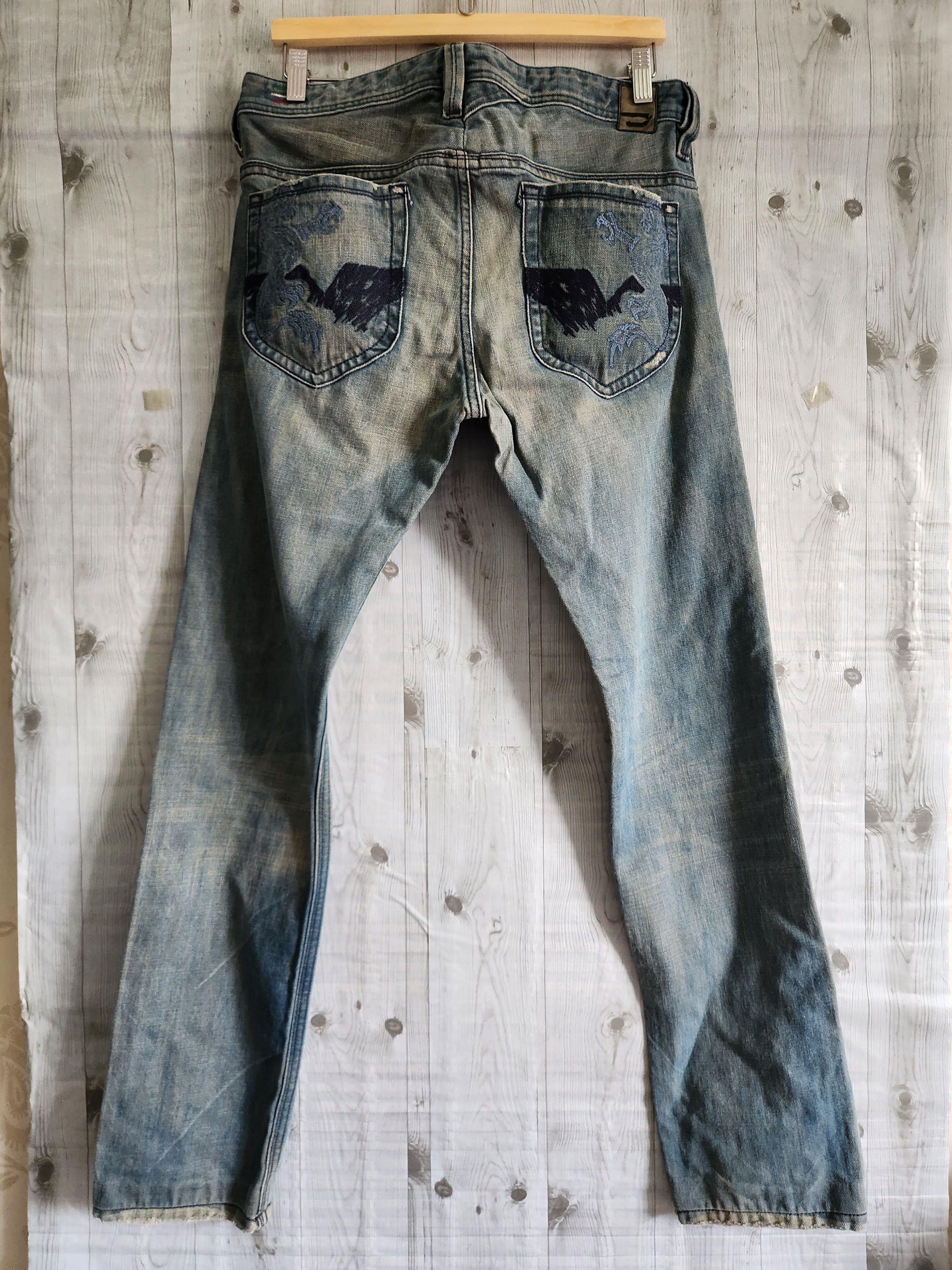 Vintage Diesel Thanaz Denim Jeans Made In Italy - 14