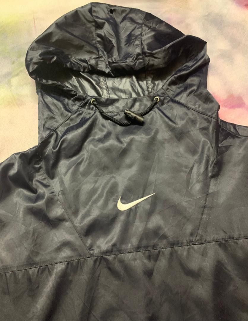 Vintage Nike Center Chest Swoosh Windbreaker Pullover - 4