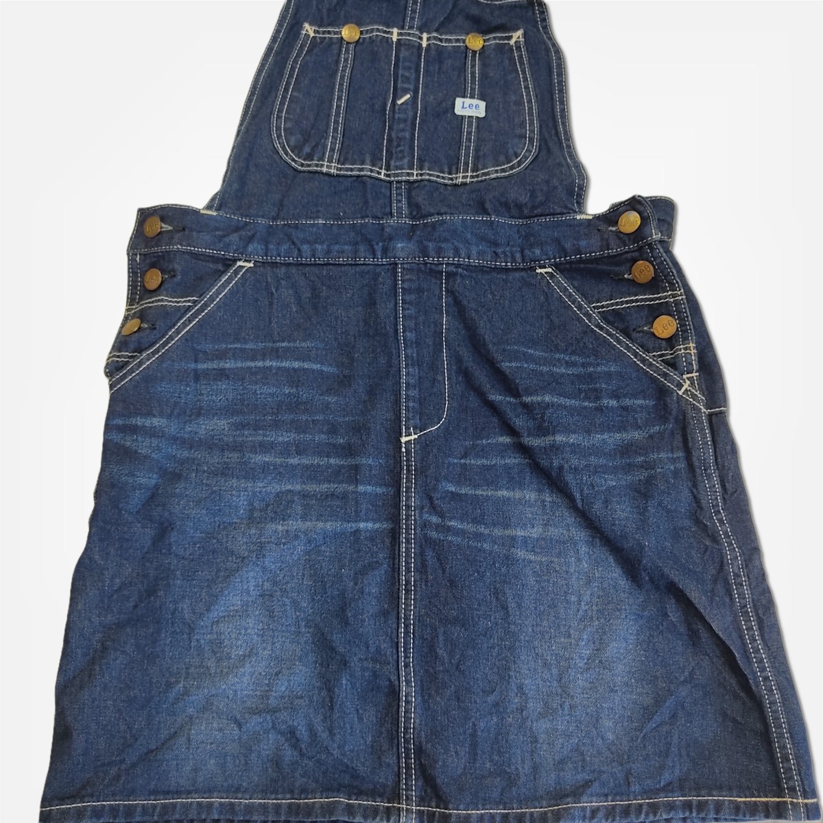 Lee - Vintage Lee Union Made Worker Denim Dungarees Sleeveless - 4