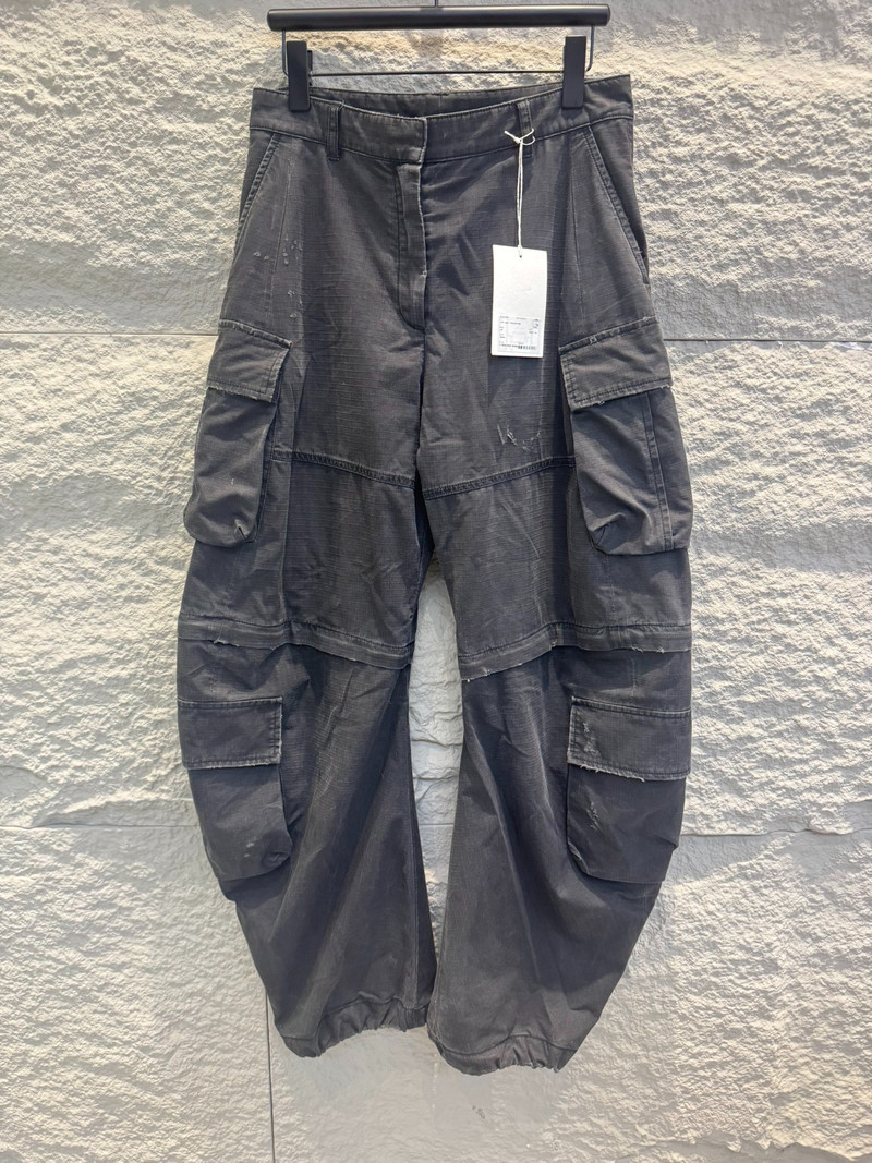 Acne Studios coated work pants black - 1