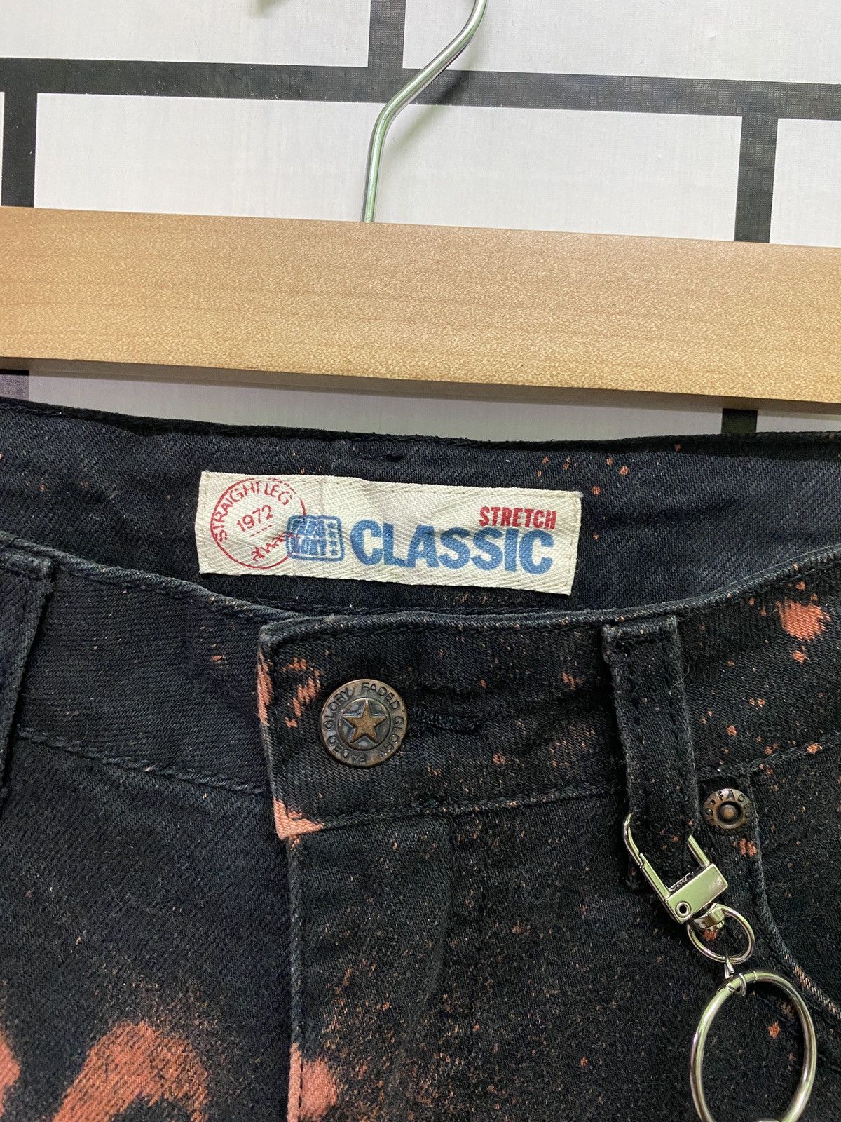 FADED GLORY ACID WASH JEANS - 8