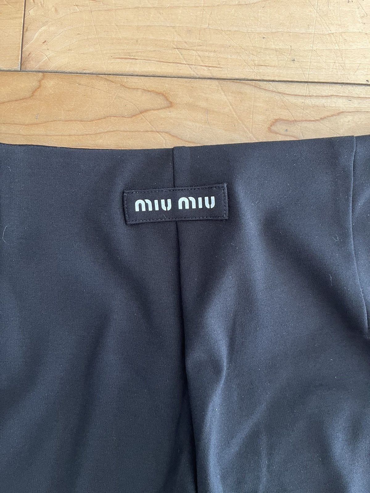NWT - Miu Miu Jersey Frill Trousers - 9