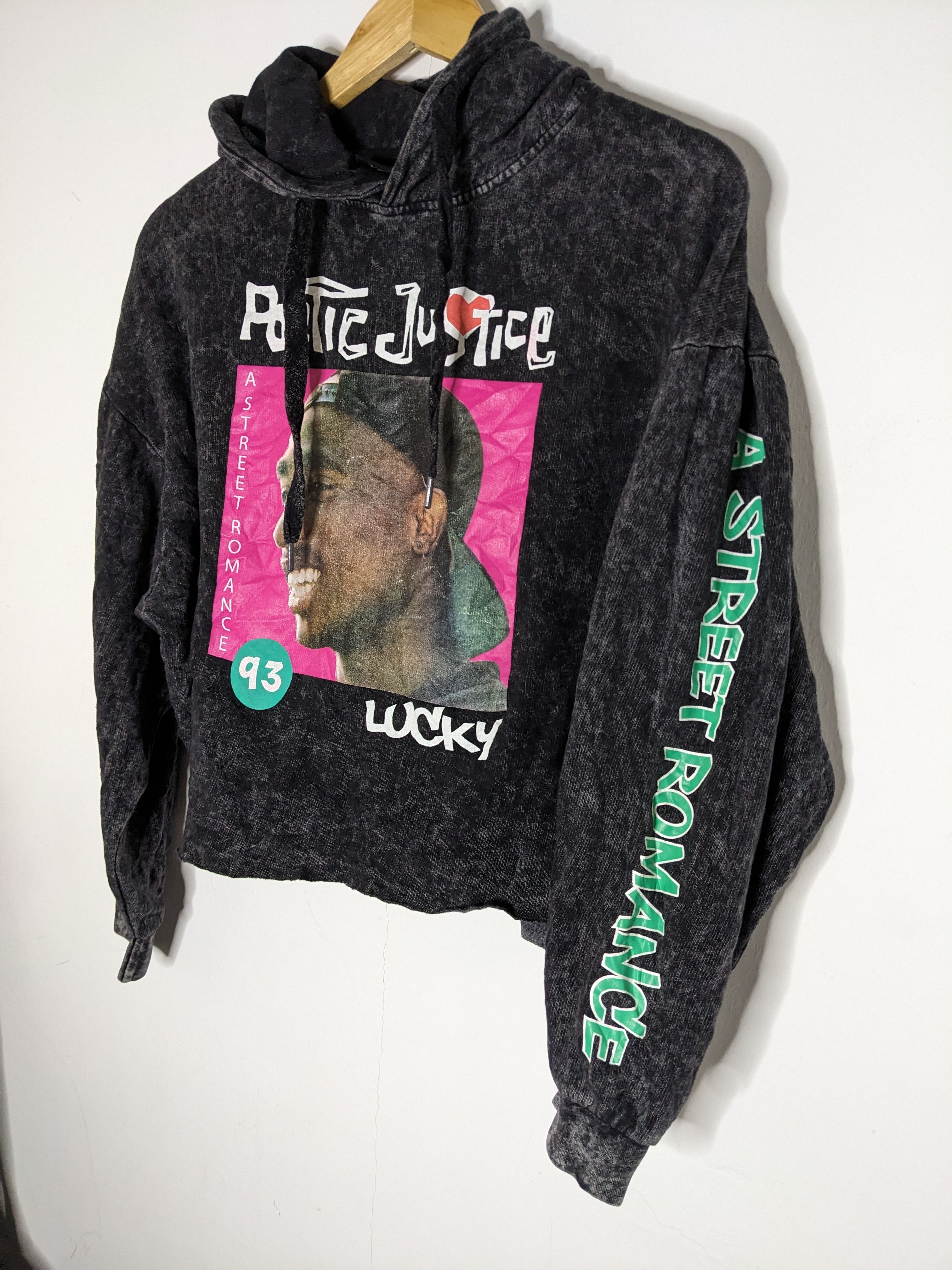 Tupac Shakur Poetic Justice Movie Cropped Hoodie - 1