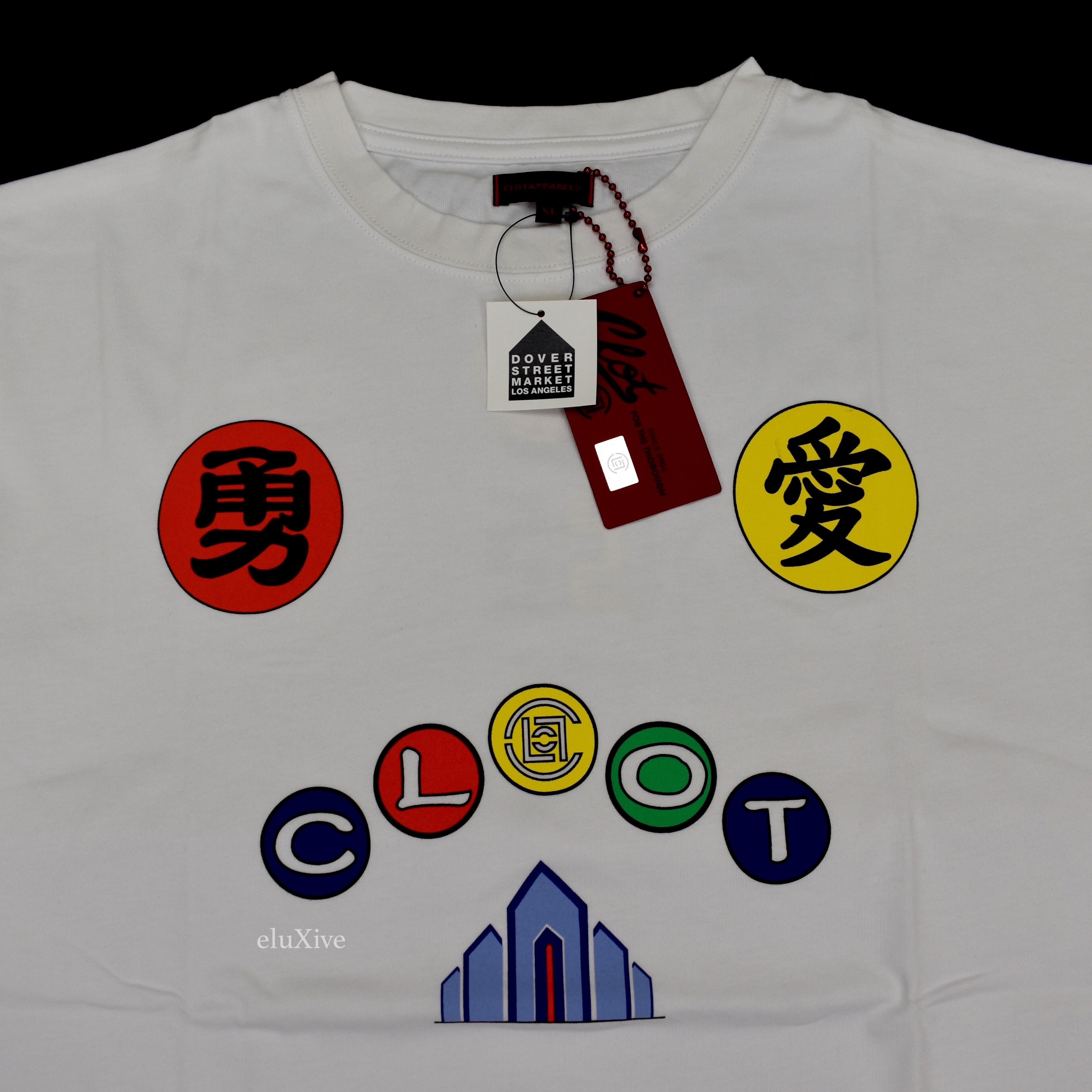 Clot DSM Fearless Logo Insignia Print T-Shirt DS - 4