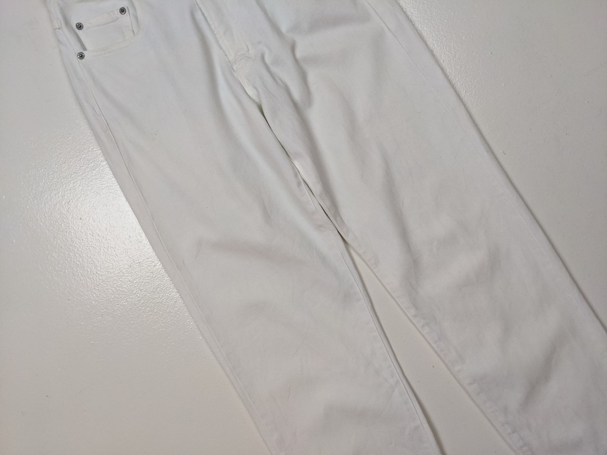 Marithe Francois Girbaud - MFG White Regular Denim Jeans Bottom Trouser Pants - 4