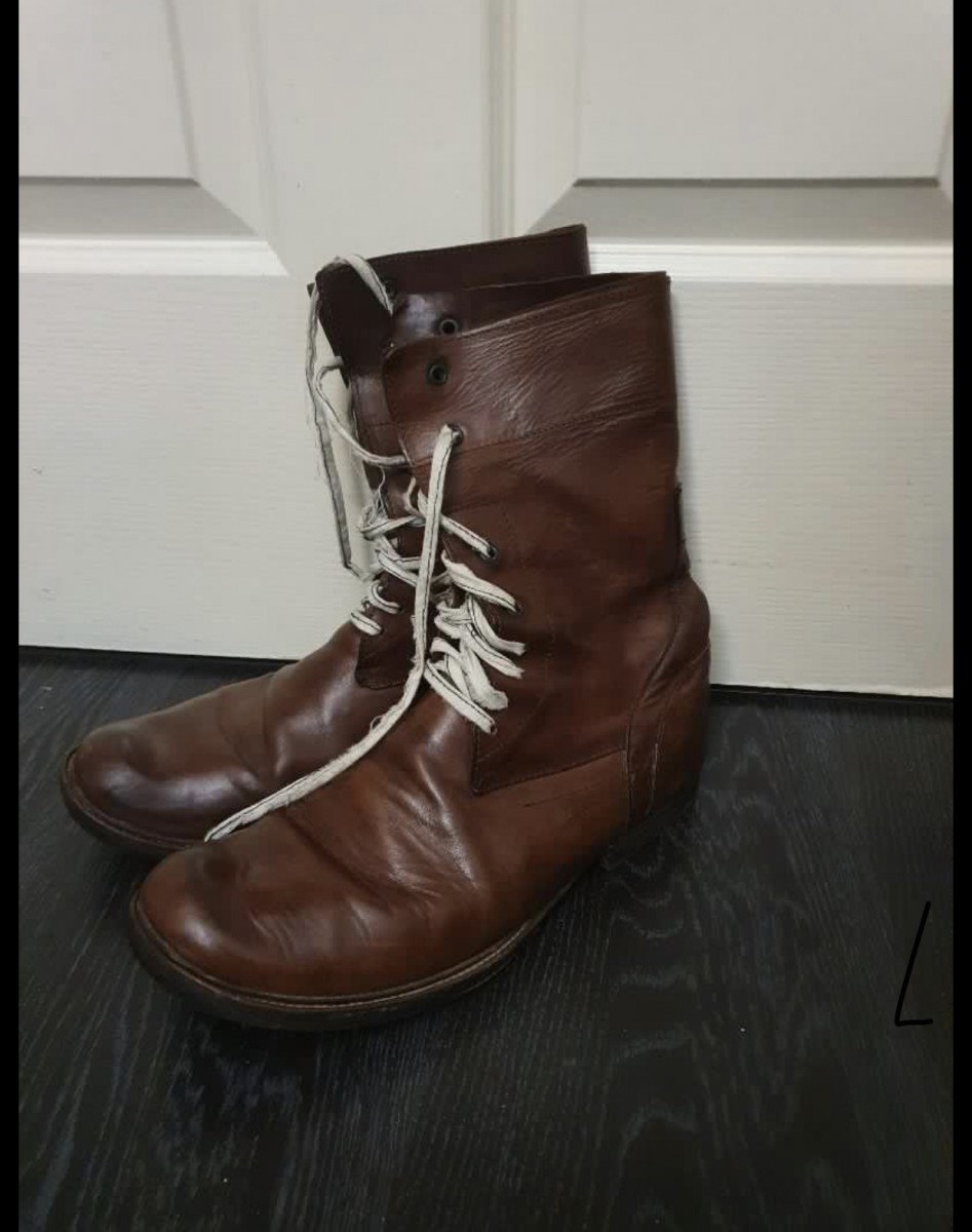 VINTAGE ARCHIVE LAYER 0 HORSE LEATHER BOOTS - 1