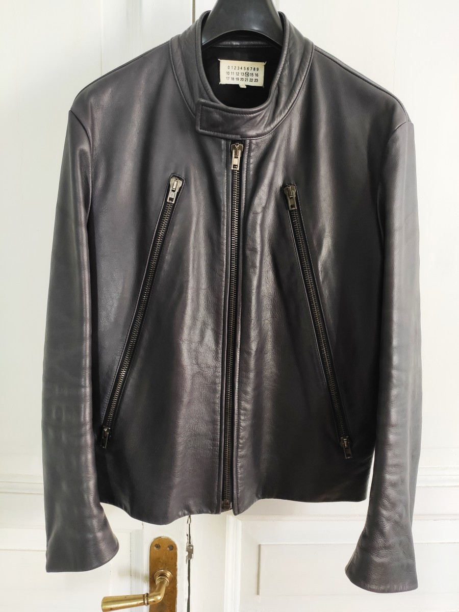 GRAIL! 5 zip leather jacket. Heavyweight. - 4