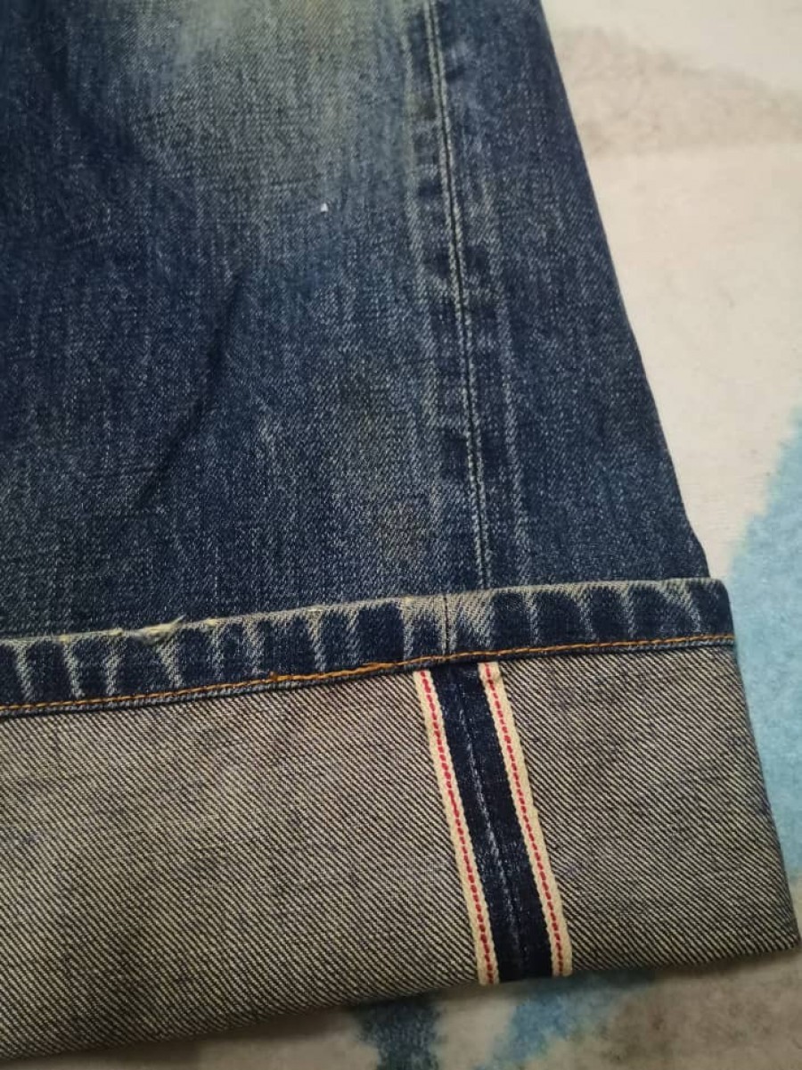 Distressed Denim - Sewing Chop Selvedge Denim - 2