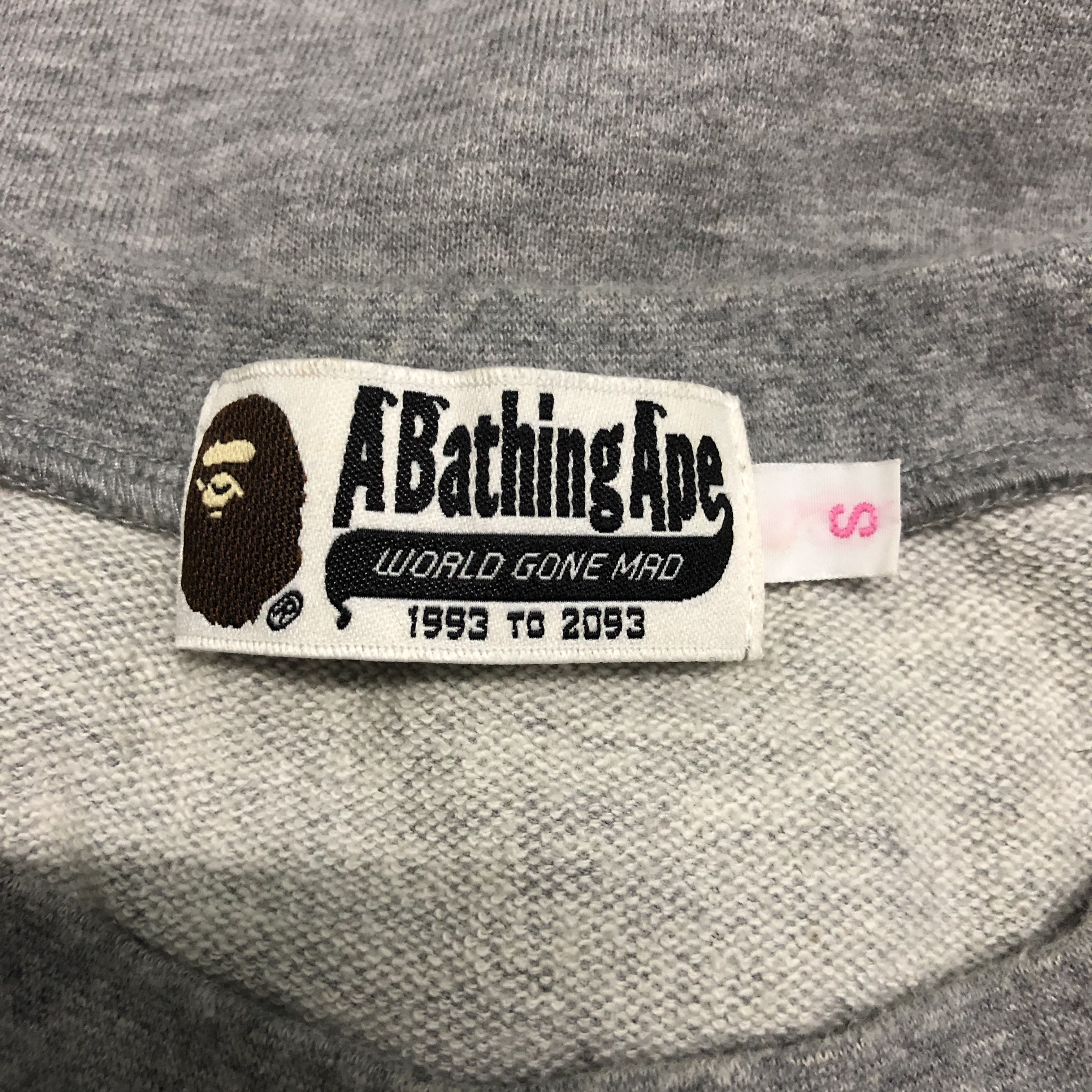 Sweatshirt Long Logo Bathing Ape Made In Japan Size S - 2