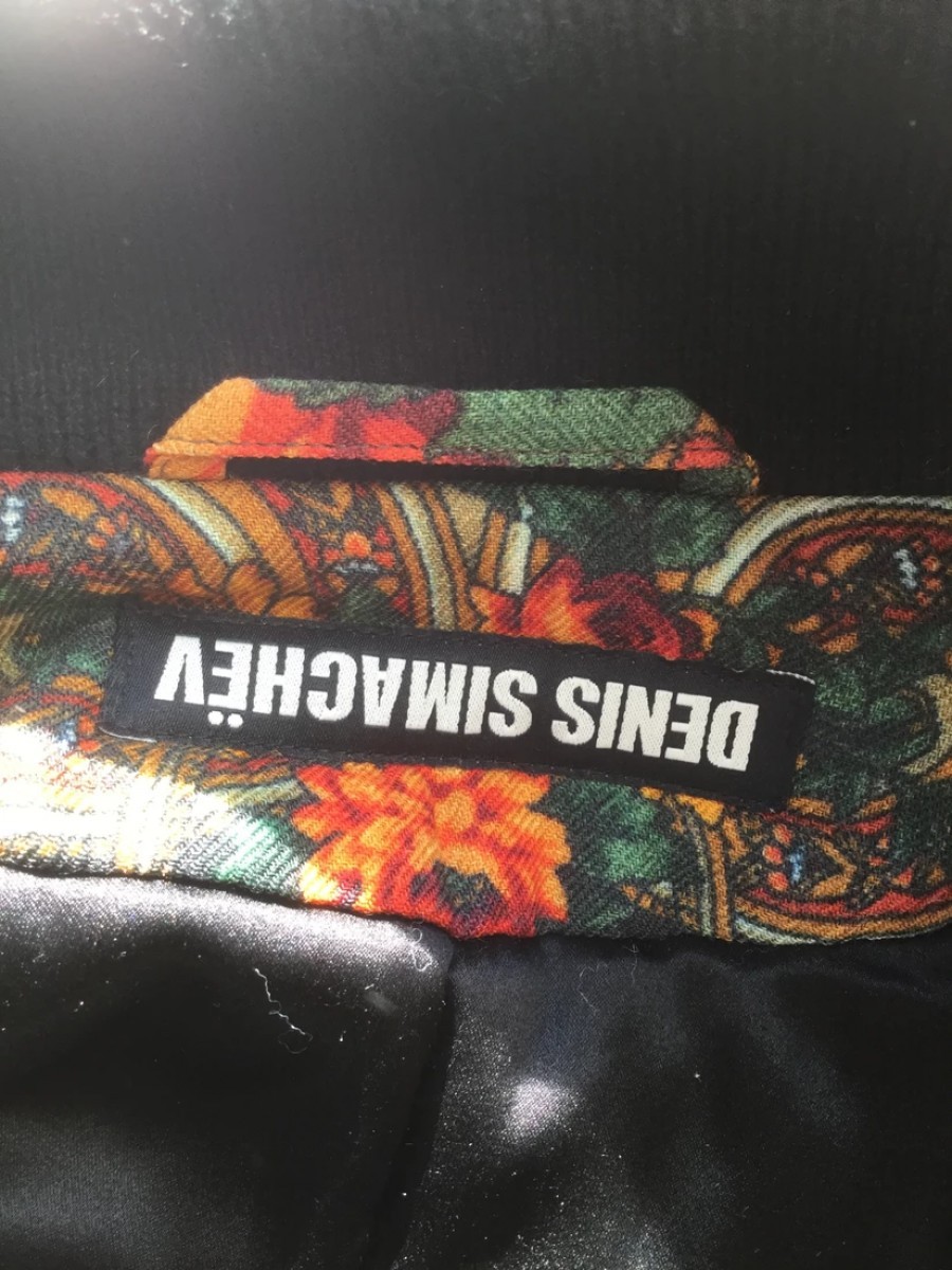 Denis Simachev - Awesome fullprinted wool bomber.Like Gucci or Saint Laurent - 5