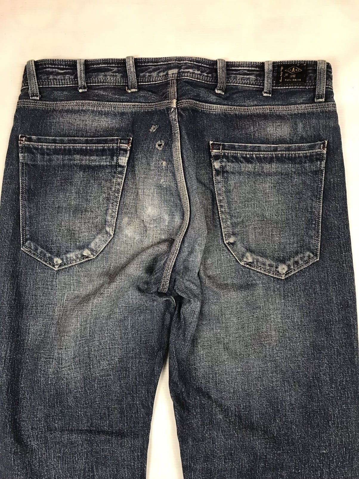 Paul Smith distressed blue denim jeans - 12