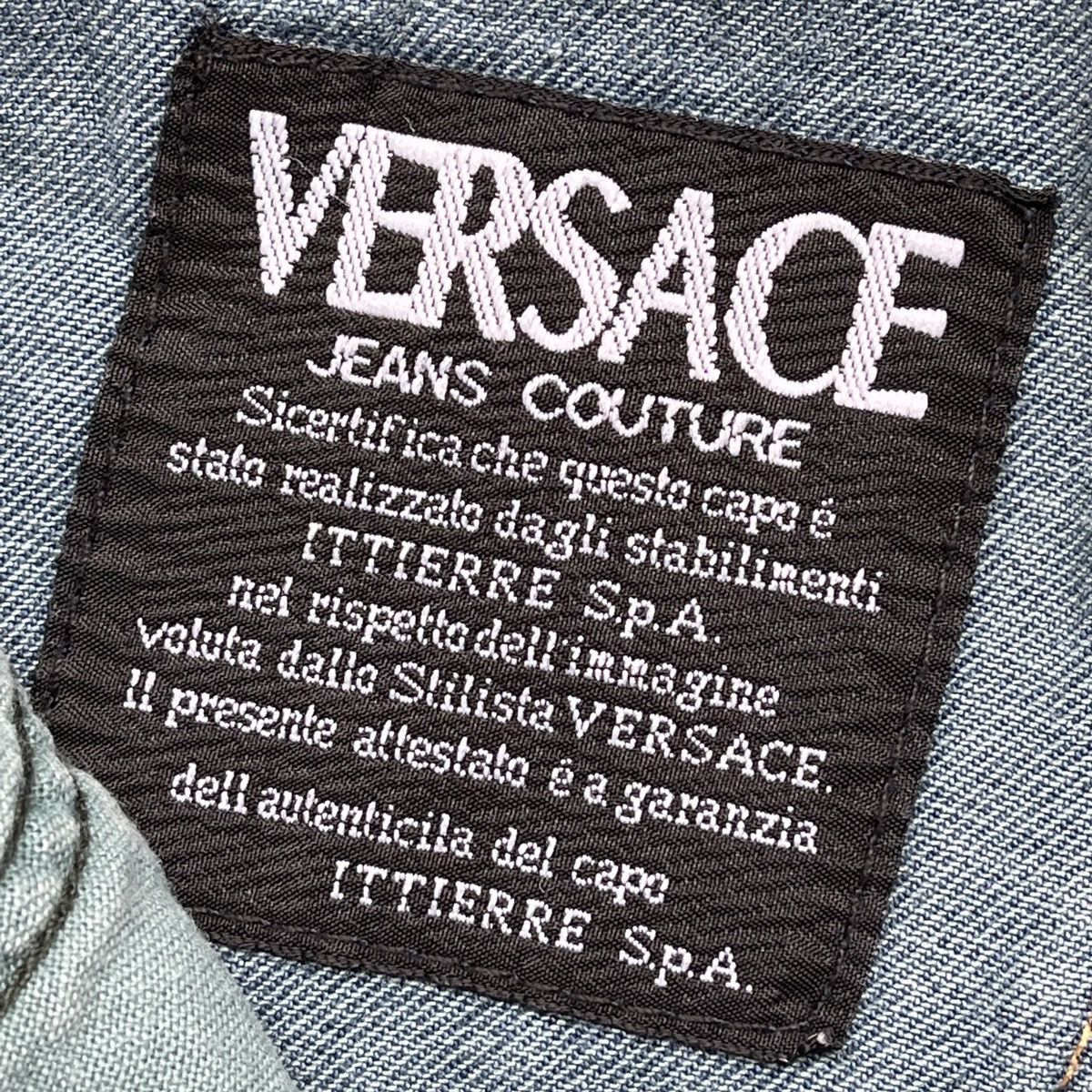 Vintage Versace Denim Jeans Made In Italy - 11