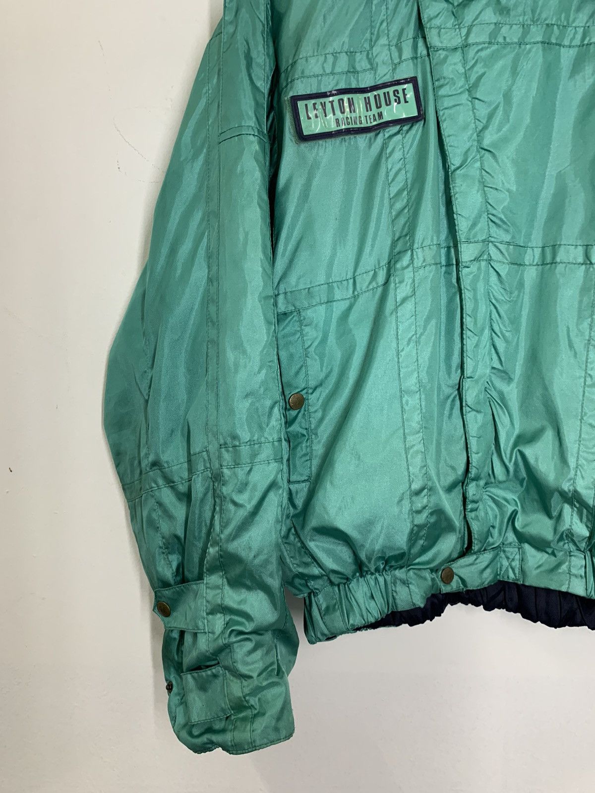 Vintage LEYTON HOUSE RACING Team Bomber Jacket - 4