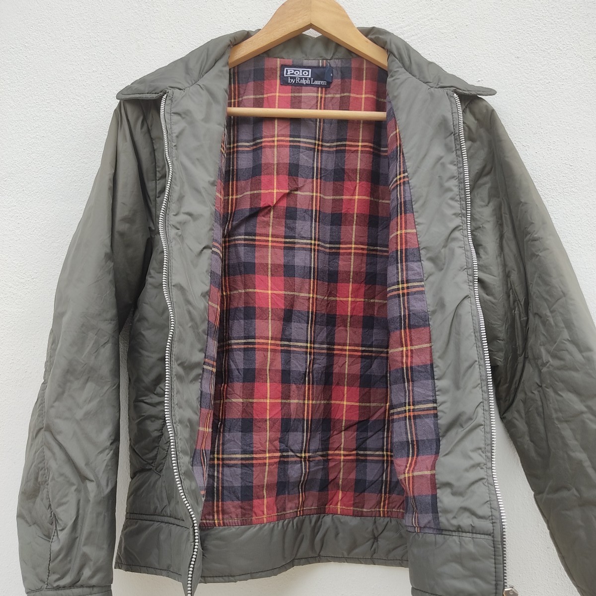 Polo Ralph Lauren - Polo Ralph Lauren Army Green Bomber Harrington Jacket Mods - 8