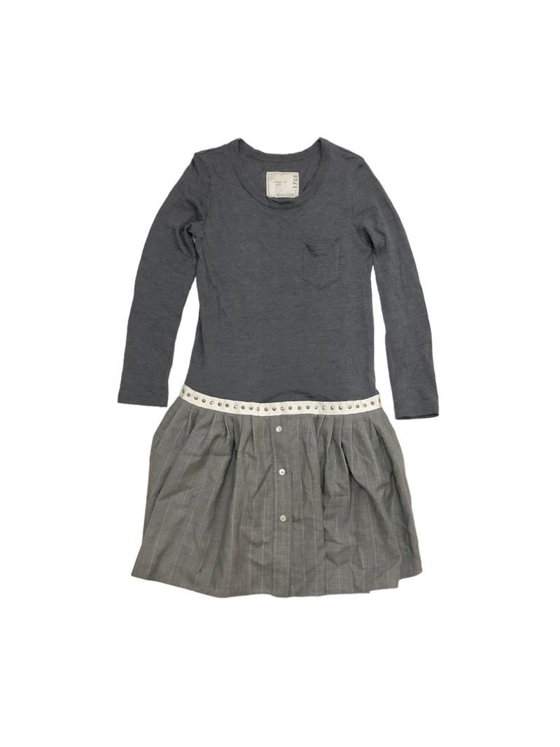 Sacai wool switching dress - 1