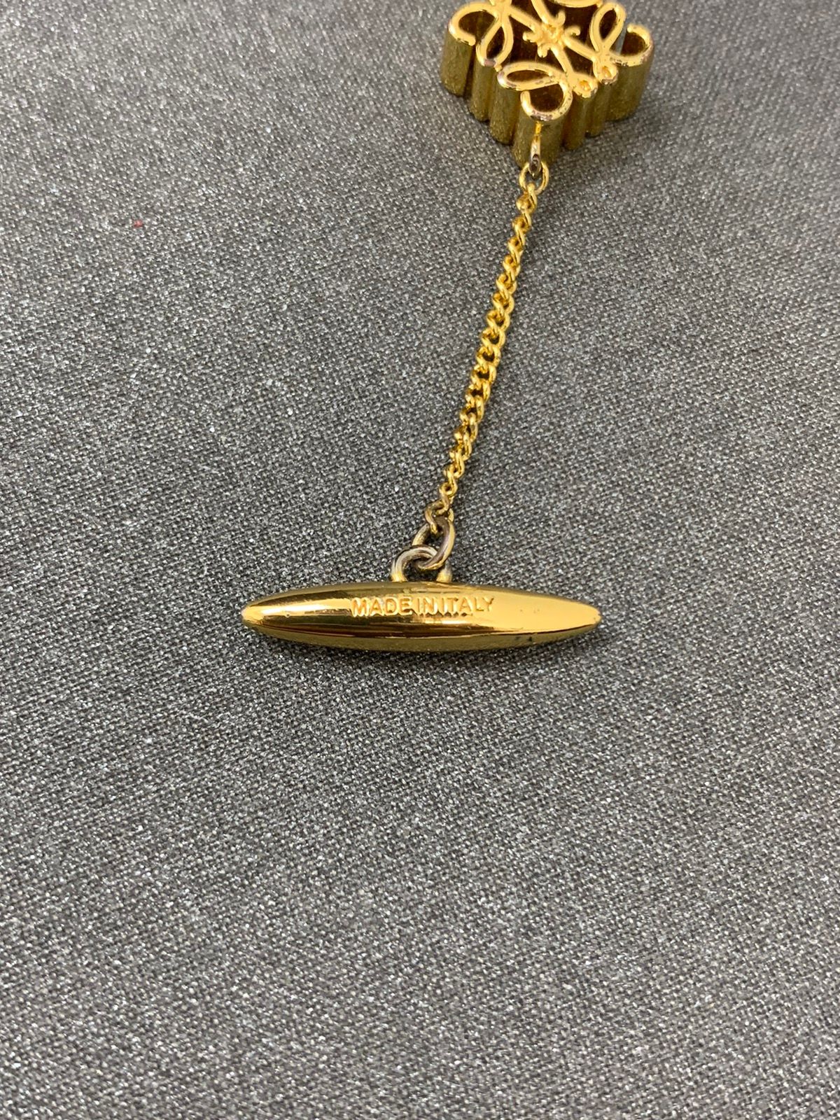 Loewe Anagram Chain Bracelet Pendant Logo - 5