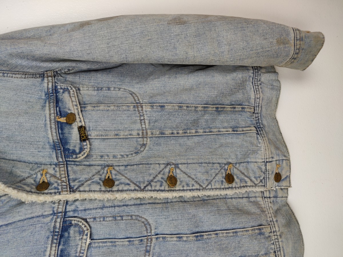 Denim Jacket - Sanforized Storm Rider Sherpa Trucker Jacket - 4
