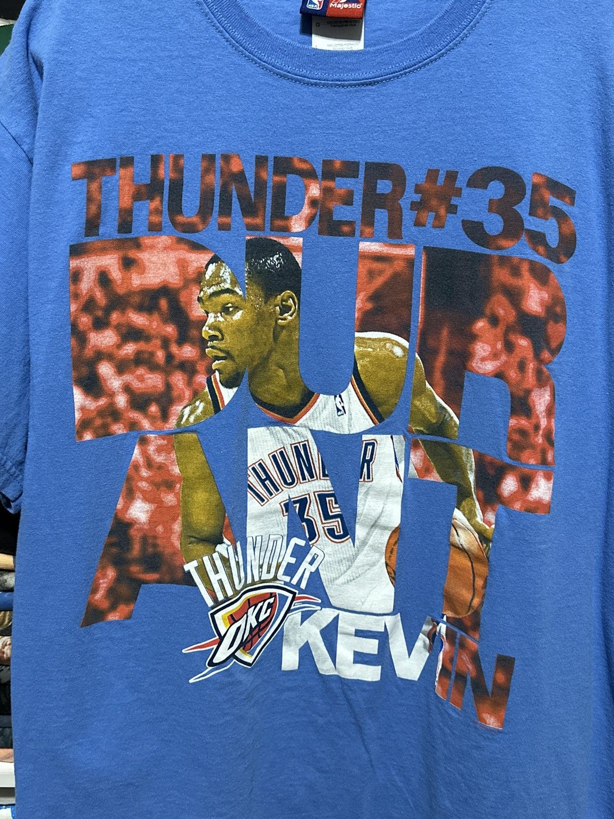 Vintage - 2000s Oklahoma City Thunder Kevin Durant Player Sports Tee - 3