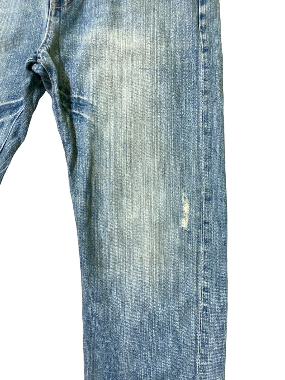 Vintage - KARAKURI TAMASHI Acid Wash Design Rare Design Denim - 6