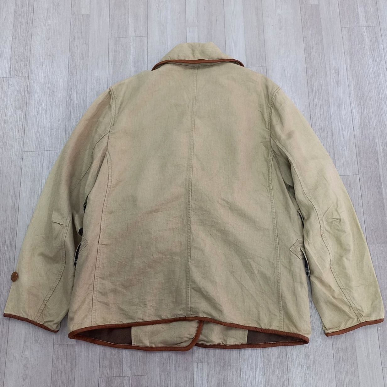 Vintage KAPITAL Hemp Chino Cross P-Coat Jacket - 19