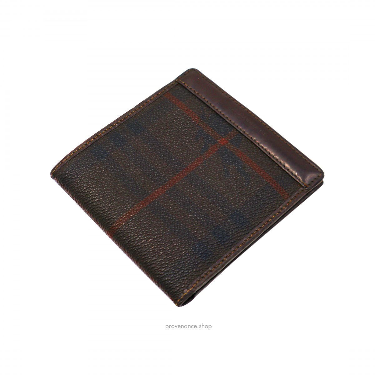 Burberry Check 10CC Bifold Wallet - Brown - 3