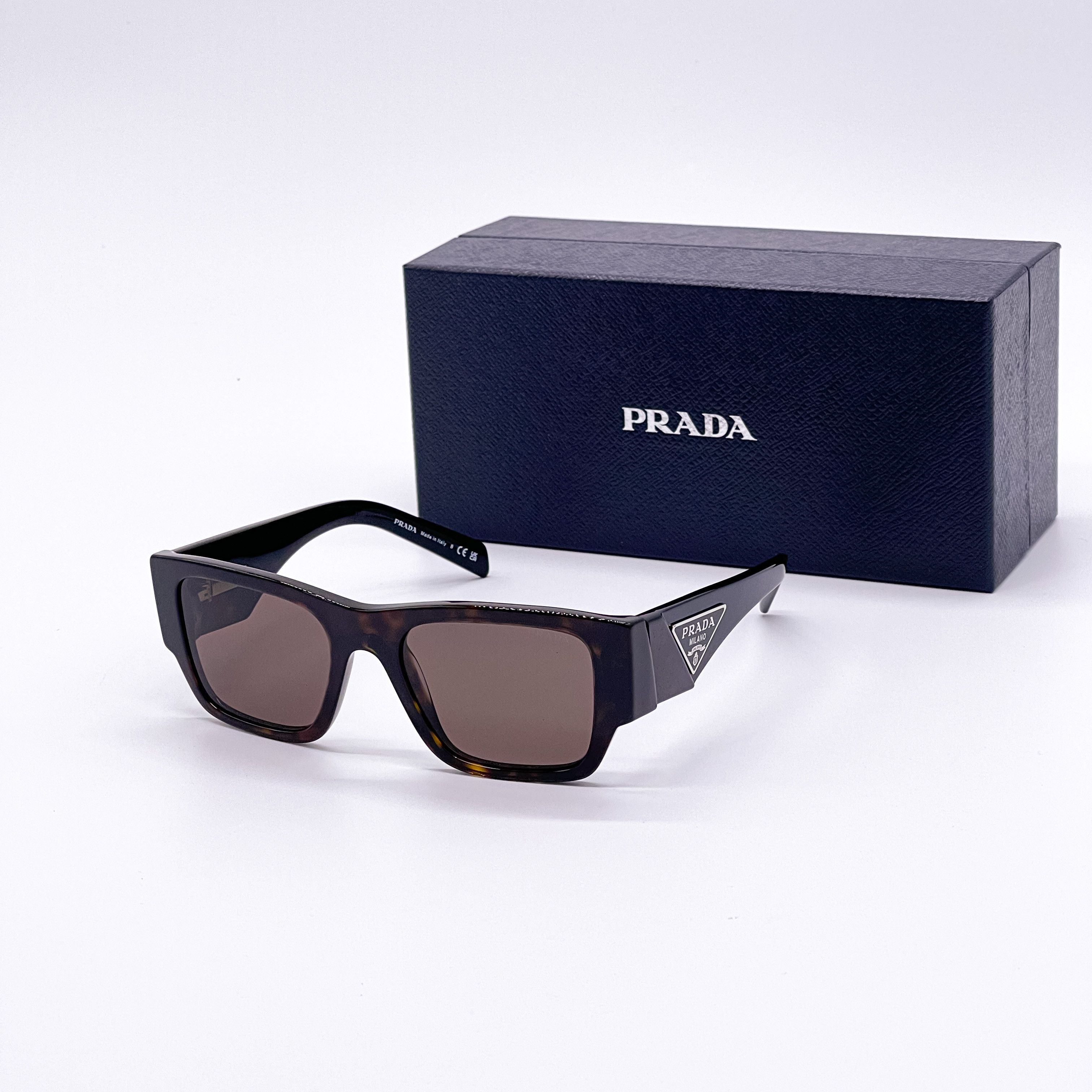 NEW PRADA PR10ZS 2AU06B PR 10ZS BROWN SPR 10Z SUNGLASSES - 1