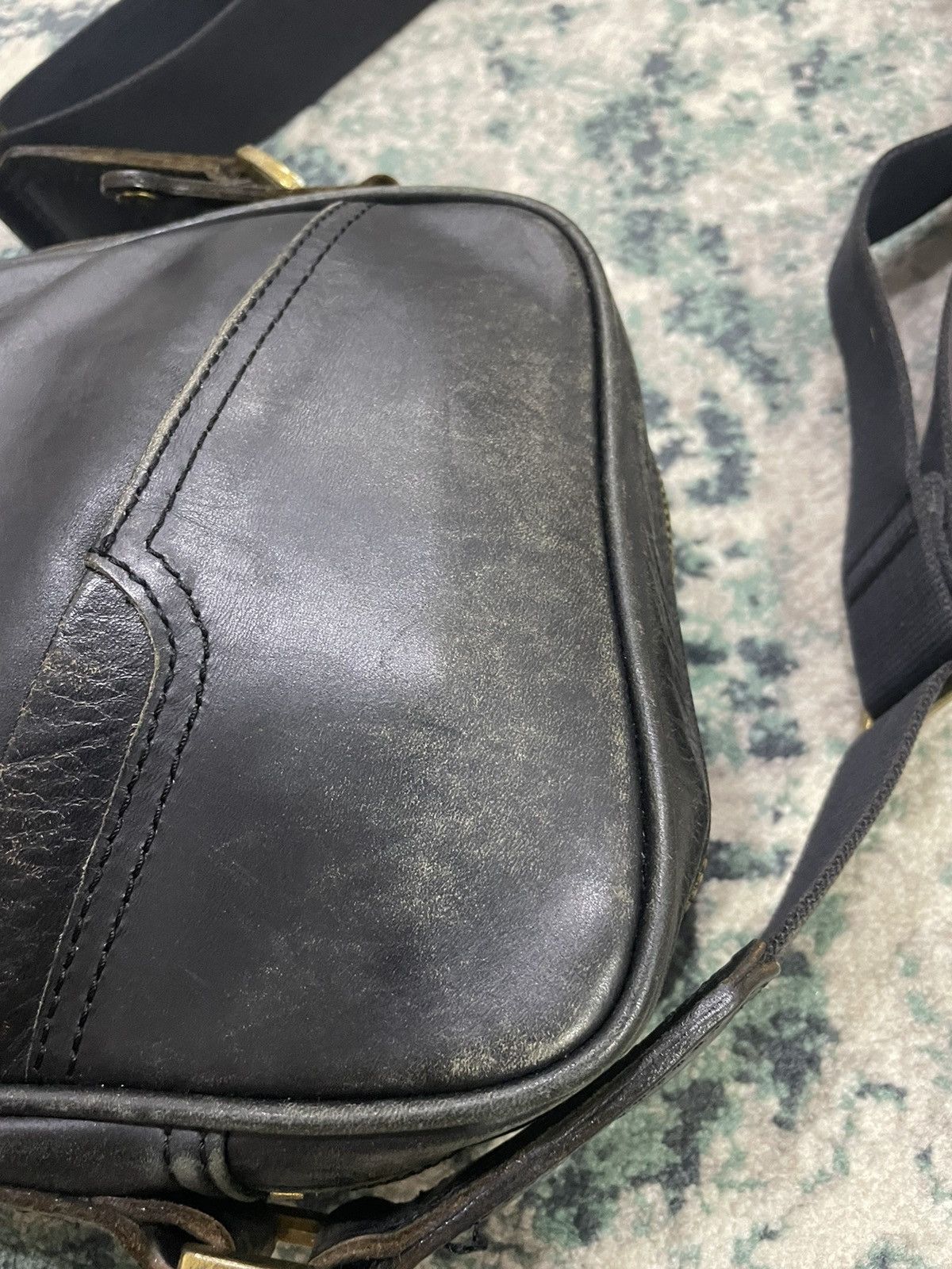 Diesel Square Leather Sling Bag - 5