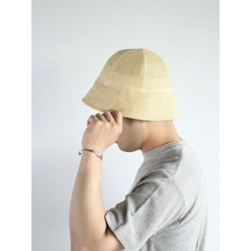 SS18 Paper Sailor Hat natural cream white Japan mesh - 10