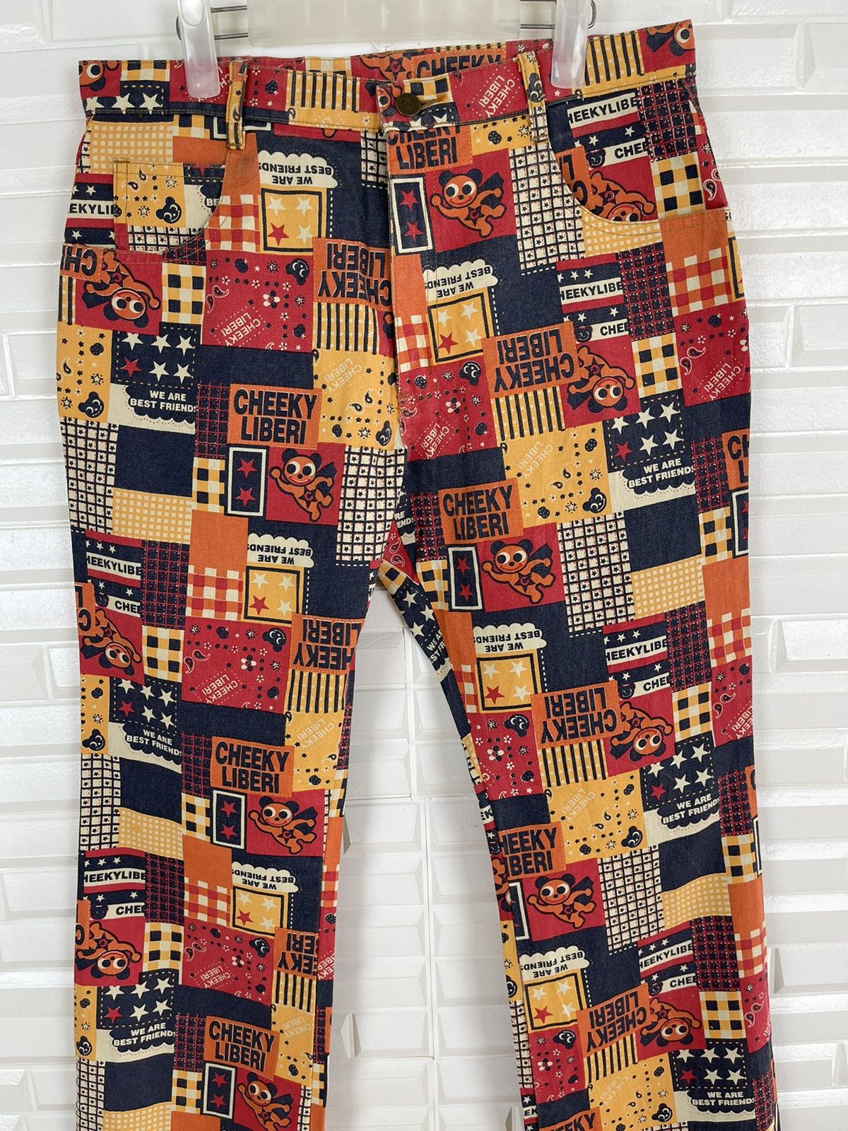 Japanese Brand - Nice Overprint Cheeky Liberi Pants - 2