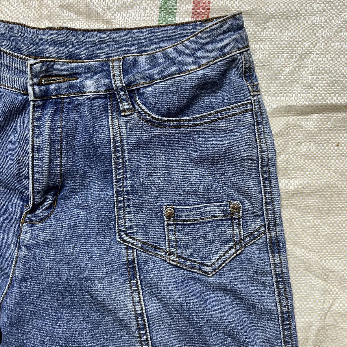 Flared Boot Cut Denim Jeans Japanese Brand - 10