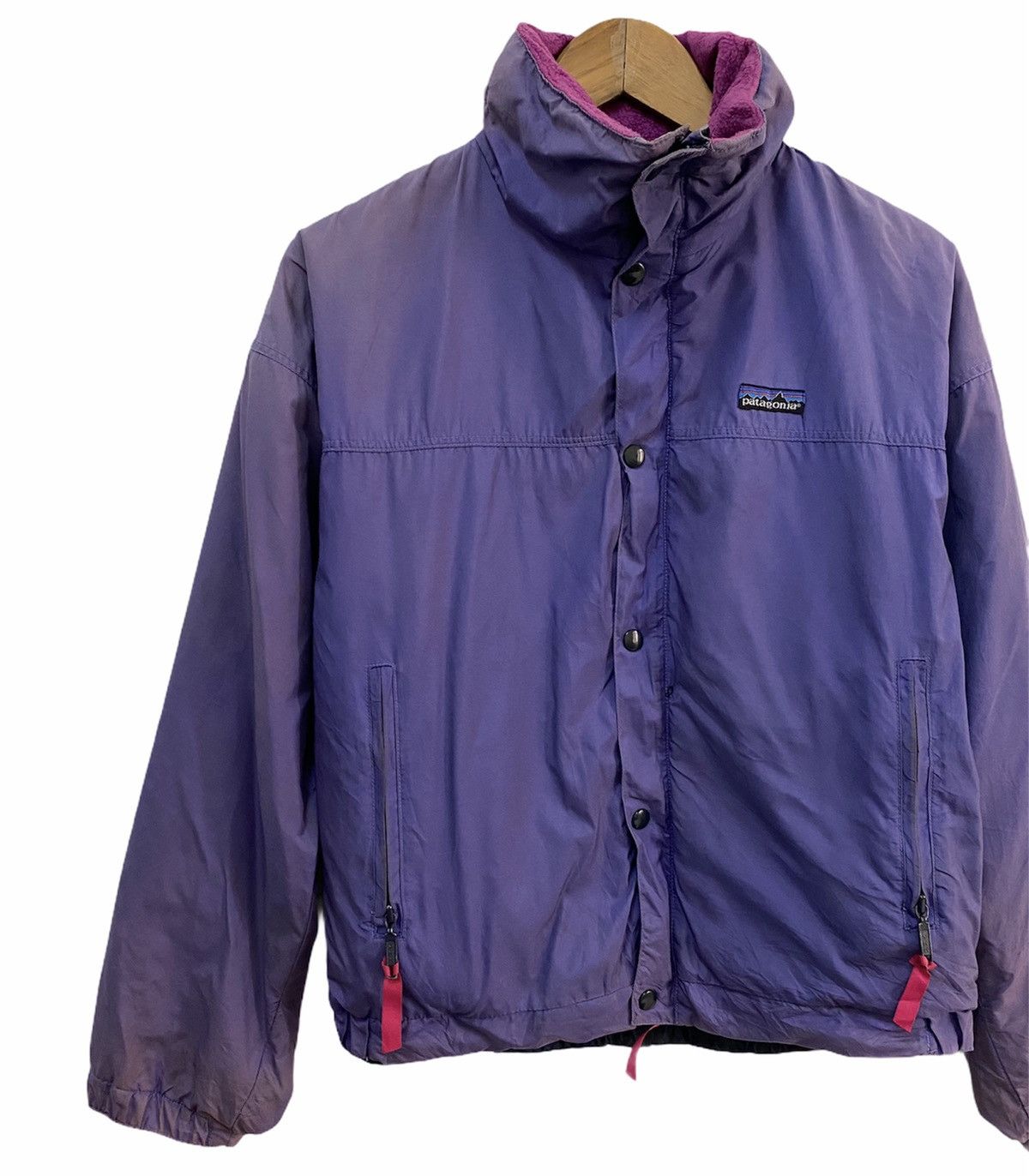 Vintage - 🔥80s PATAGONIA CAPILENE LINED BOXY SUNFADED JACKET - 3