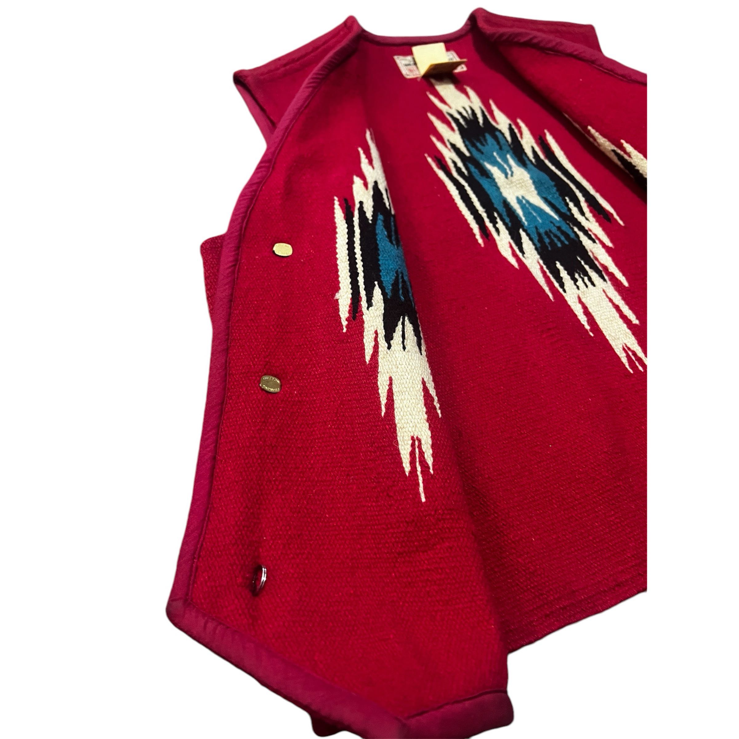 STYLE EYES CHIMAYO NAVAJO VEST BY TOYO ENTERPRISE RARE - 6