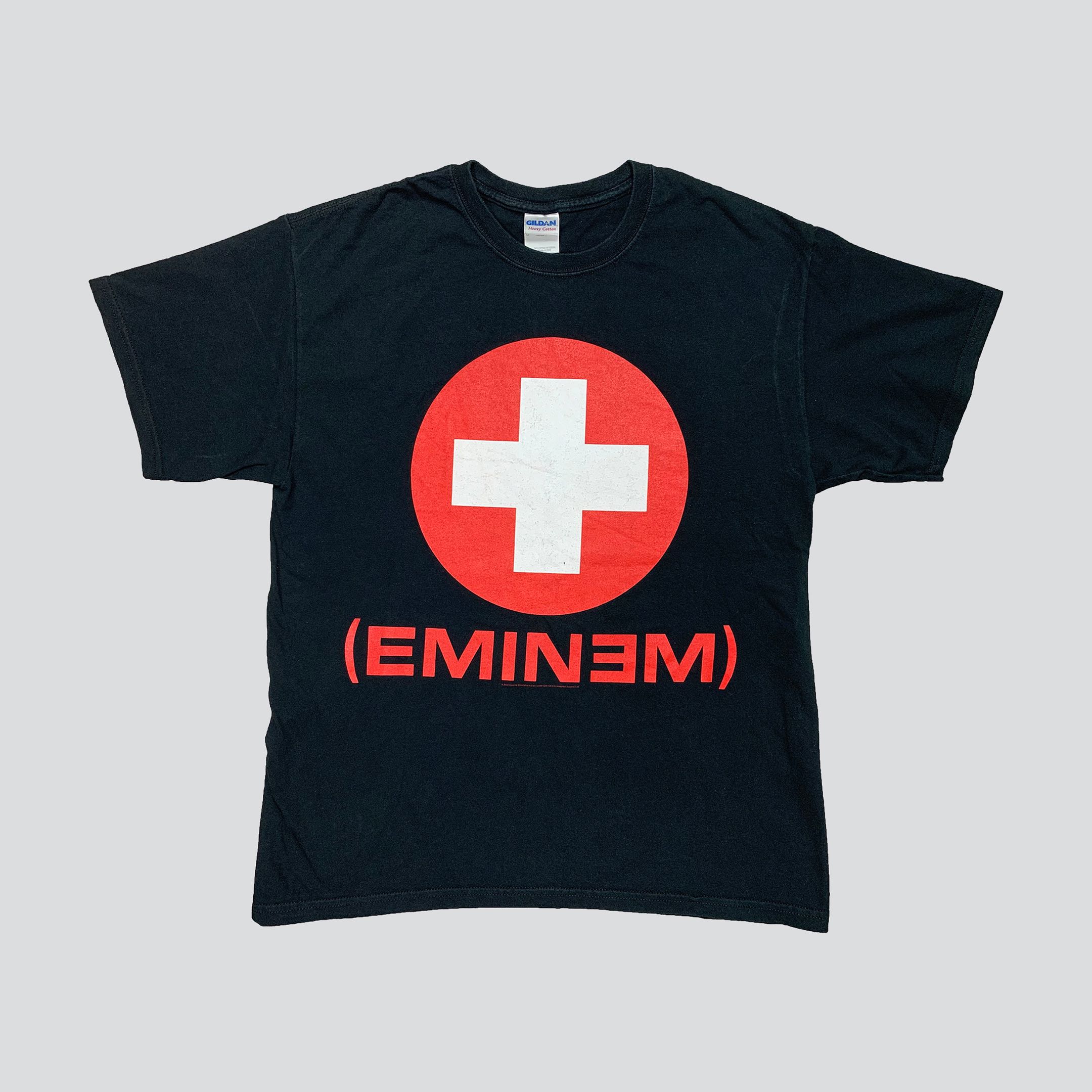 Eminem Shirt Recovery 2010 Album Promo T Shirt Music Rap Tee Anvil Size L Gildan - 1