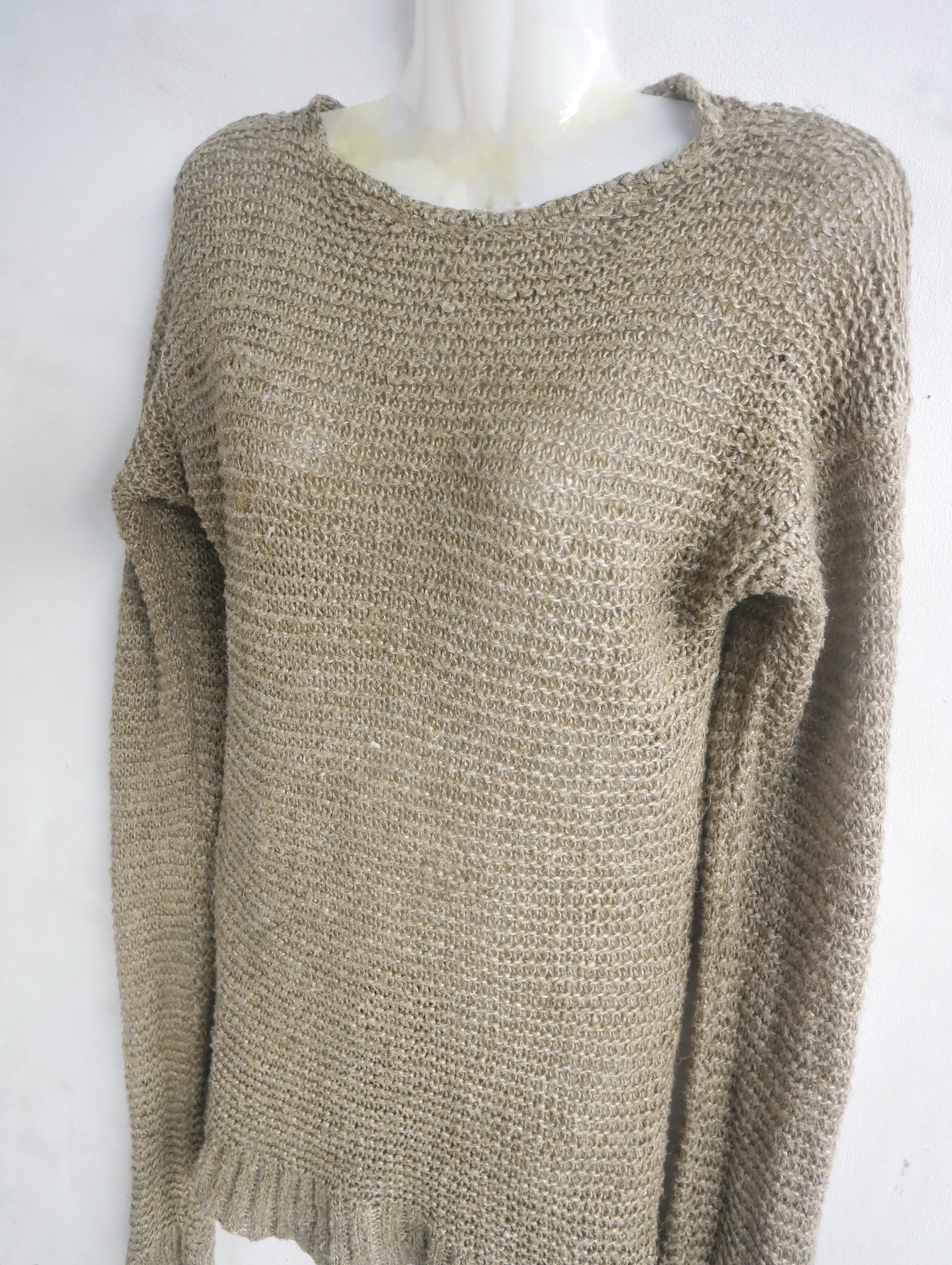 RALPH LAUREN Hemp Knit Pullover Sweater - 3