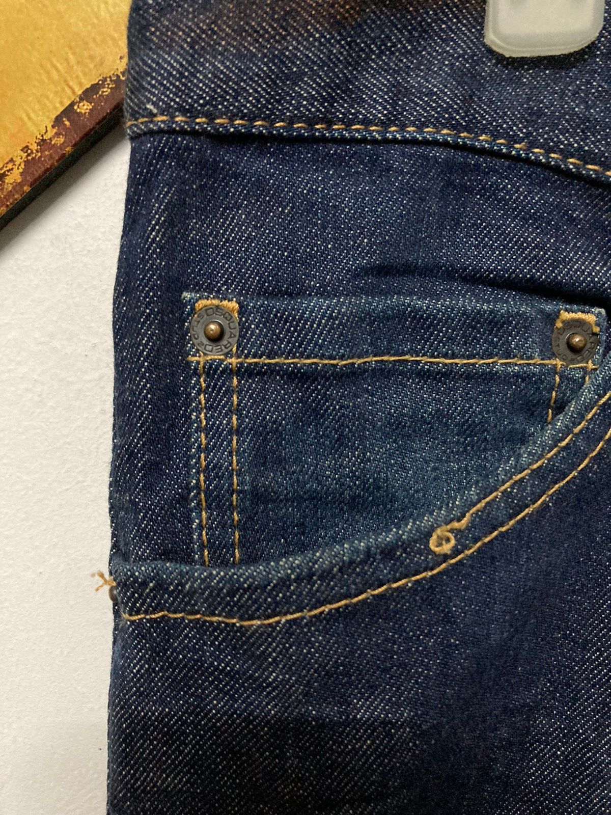 Dsquared2 Straight Cut Denim Jeans - 10