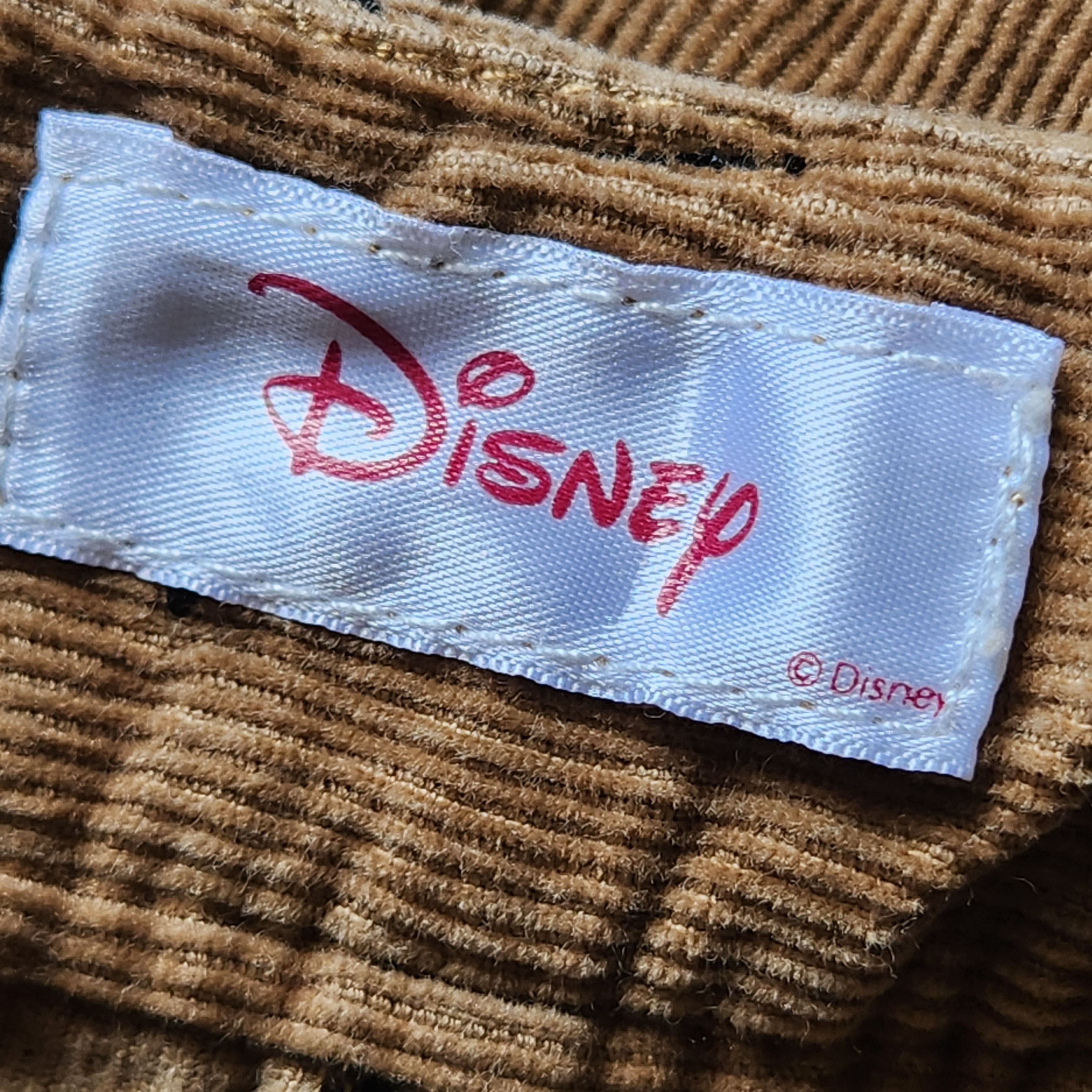 Disney Corduroy Denim Brown Jeans Full Printed - 5