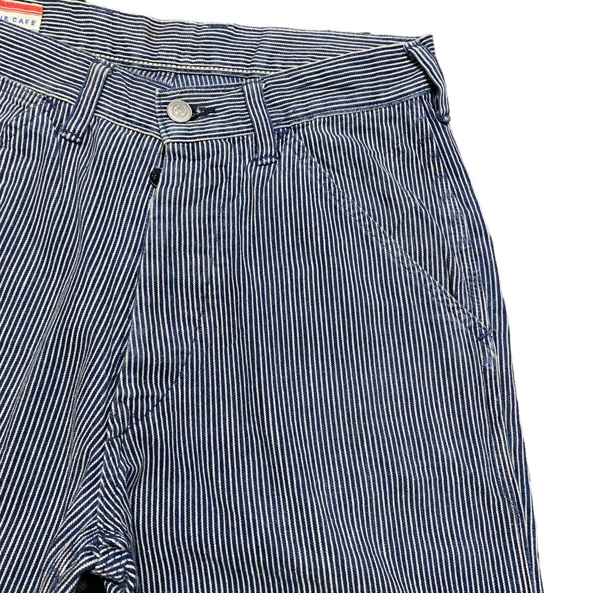 45rpm Blue Cafe French Hickory Work Pants - 4