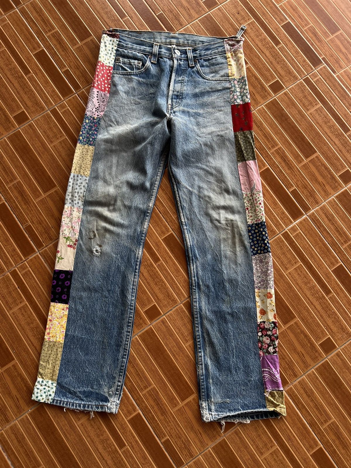 Vintage Levis 501 Custom Jeans Denim - 2