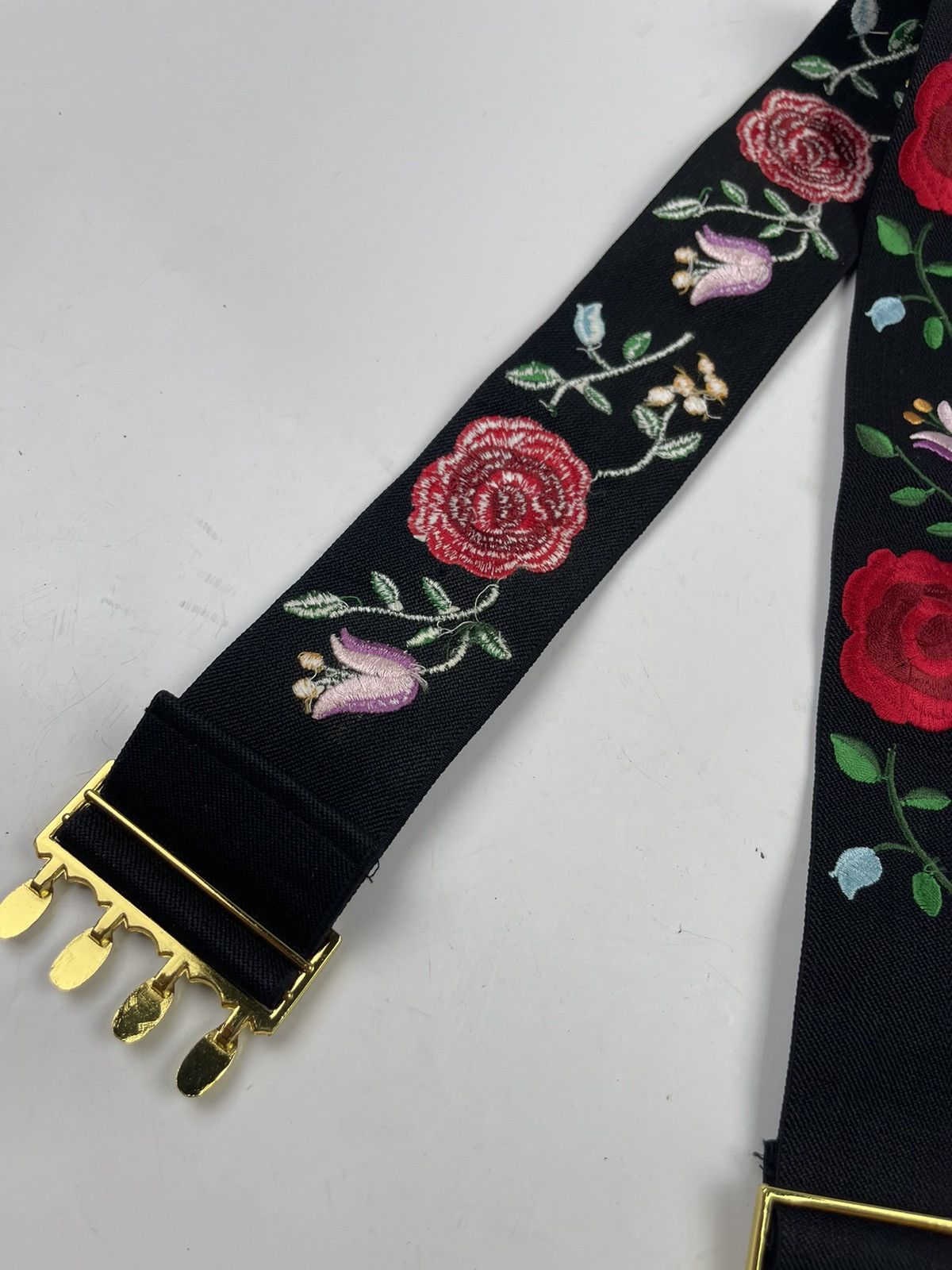 custom made embroidery stretchable belt tc15 - 3
