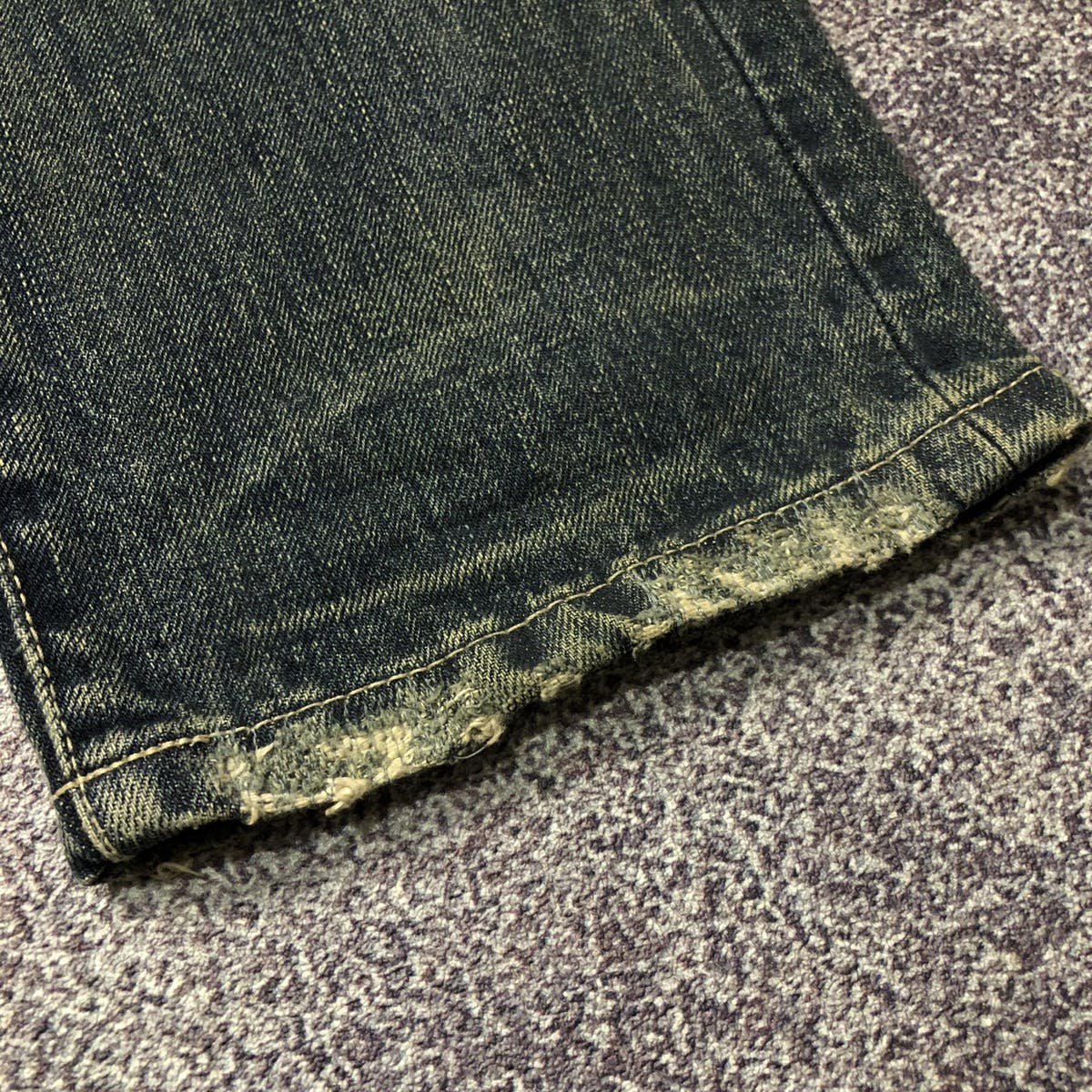 Neighborhood Up Narrow Sashiko Denim Pants - 2