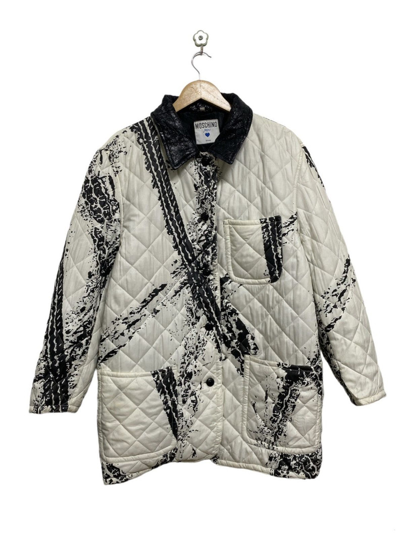Rare🔥Moschino Jeans Quilted Jacket Made in Italy - 1