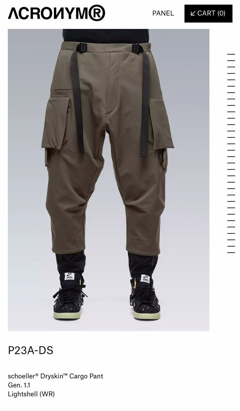 Acronym FW22/23 P23a-DS Pants (Small) - 1