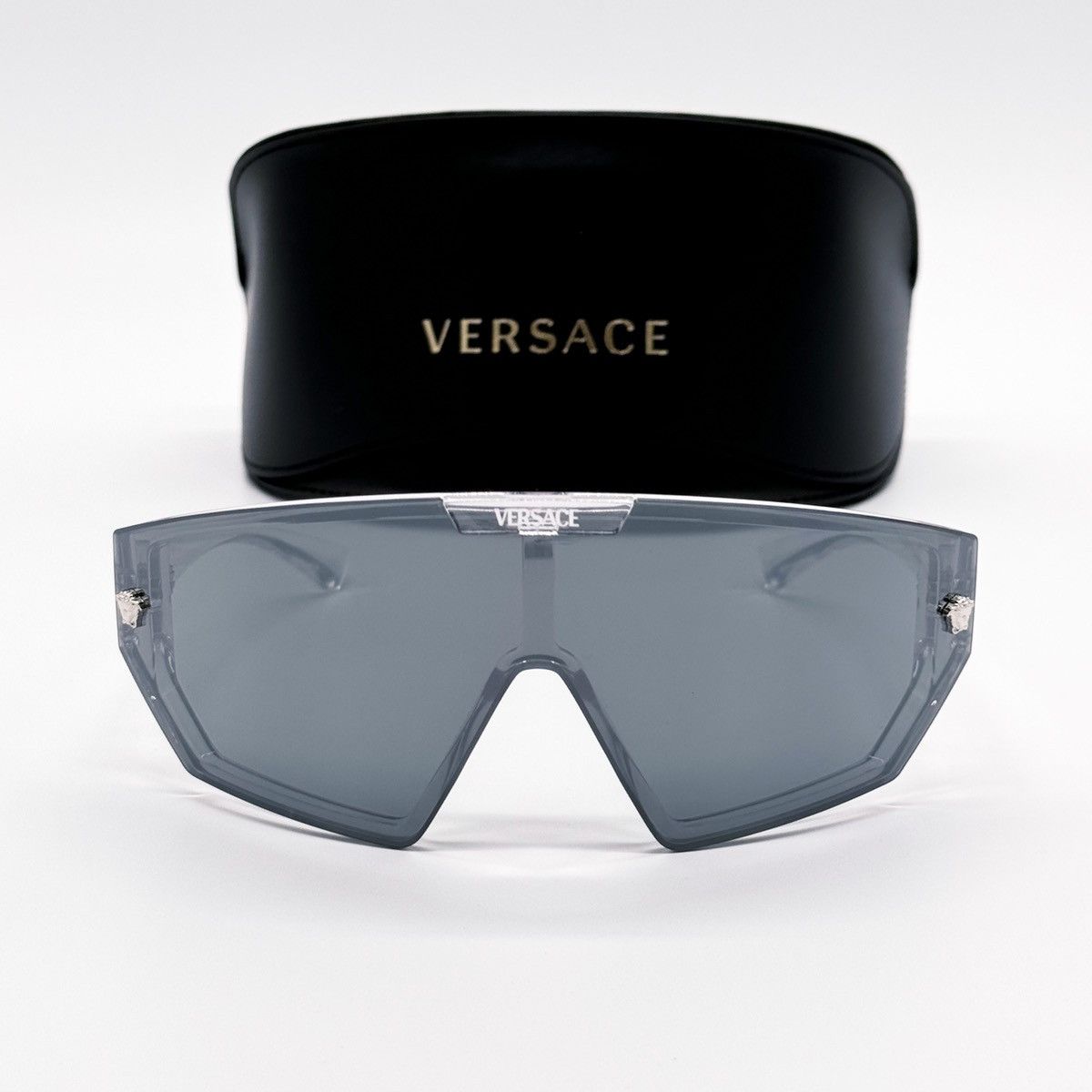 NEW VERSACE VE4461 148/6V SHIELD MOD 4461 UNISEX SUNGLASSES - 4